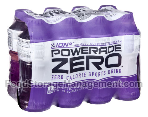 Powerade zero ion4 grape sports drink - 8ct (049000050745)