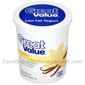 Blended low fat vanilla yogurt 32oz (078742369266)