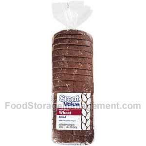Great value 100% whole Wheat round top bread 20oz (078742366906)