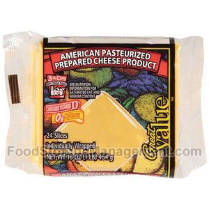 24 wrapped slices great value american Cheese slices 16oz (078742353258)