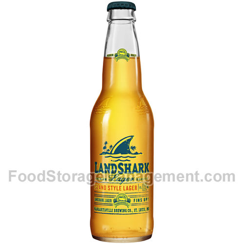 Anheuser busch land shark lager glass 12oz (018200007798)