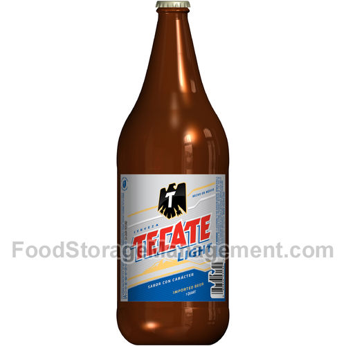 Tecate Light glass 32floz (089826531325)