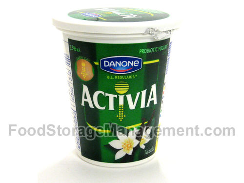 Danone activa probiotic yogurt (vanilla) 650g (056800098297)