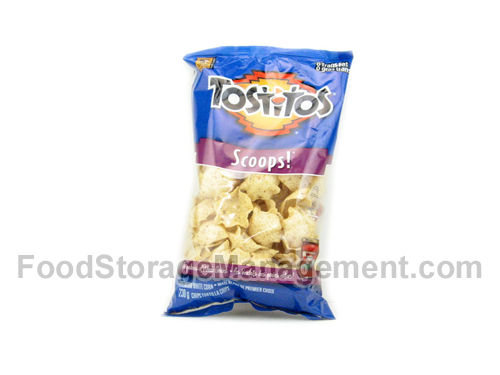 Tostitos scoops! White corn tortilla chips 230g (060410058589)