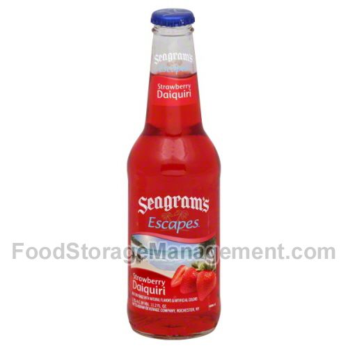 Seagram's strawberry daiquiri glass 12oz (080432802533)