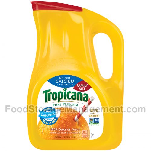 Tropicana Pure premium no pulp calcium + vitamin d Orange Juice 118 floz plastic bottle (048500020746)