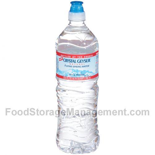 (0.74 qt) 700m Crystal geyser Natural alpine Spring Water 23.6floz (075140700028)
