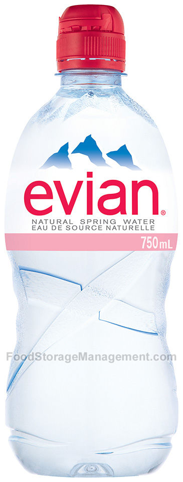 Evian Natural Spring Water 750ml (061314000292)