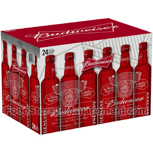 Anheuser busch budweiser 24/16 aluminium lnnr (018200966583)