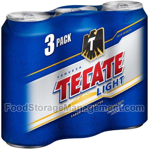 Tecate Light 3pk (089826902026)