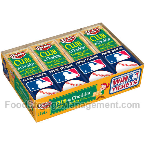 (39g) Keebler Cheese&cheddar sandwich crackers 1.38oz (030100487197)