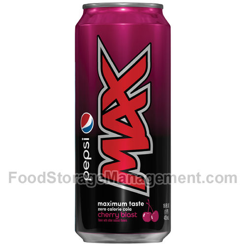 Pepsi Max Cherry blast metal 16floz (012000141003)