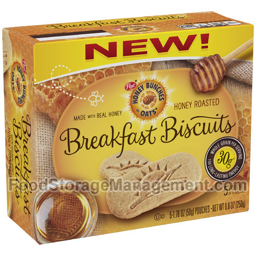 Post Honey bunches of oats, Honey roasted breakfast biscuits (884912005717)