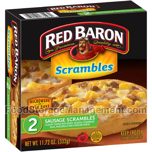 Red baron pizza, sausage scrambles (072180631930)