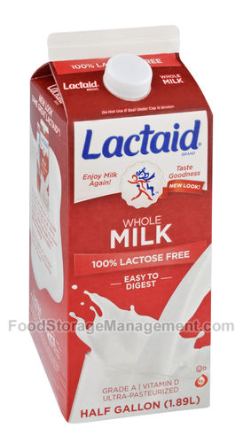 Lactaid 100% lactose free whole Milk 1/2 gallon (041383090363)