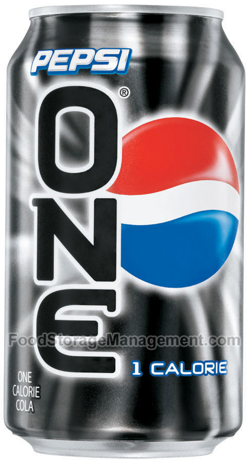 Pepsi One metal 12oz (012000009099)