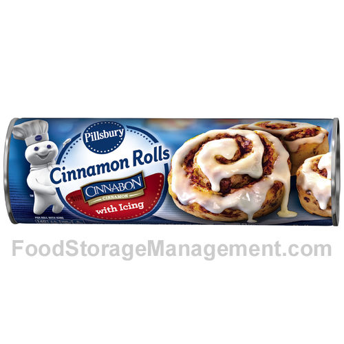 Pillsbury cinnamon rolls with icing 8 ct (018000005017)