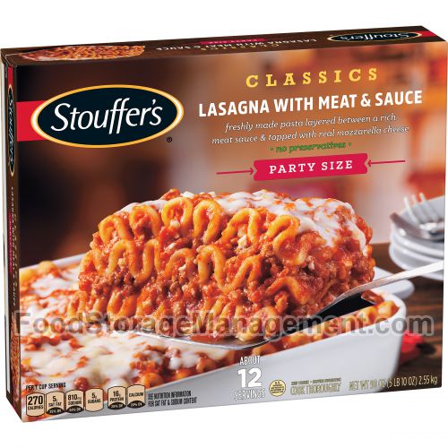 Stouffer's lasagna with meat&sauce party size (013800551313)
