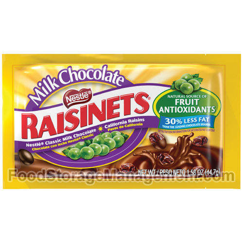 Nestle raisinets singles 1.58oz (028000080006)