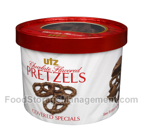 Utz chocolate flavored covered pretzels (041780002877)